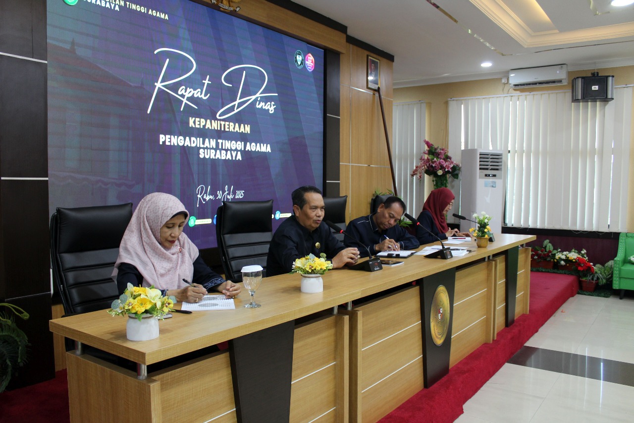 KPTA Surabaya Tekankan Transformasi Layanan dan Penataan Lingkungan Kerja Kepaniteraan