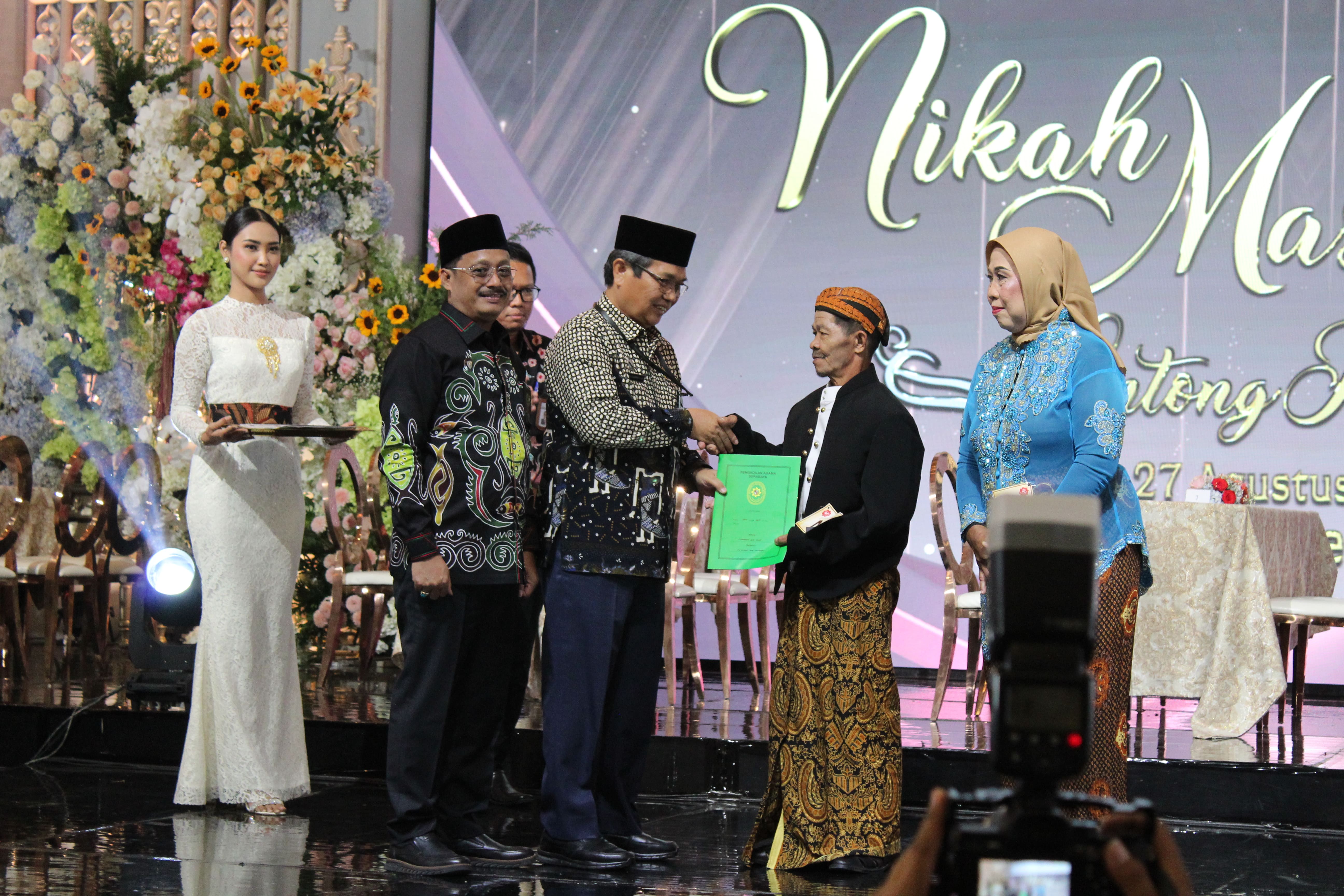 Ketua PTA Surabaya Hadiri Isbat Nikah dan Nikah Baru Massal 285 Pasangan di Surabaya