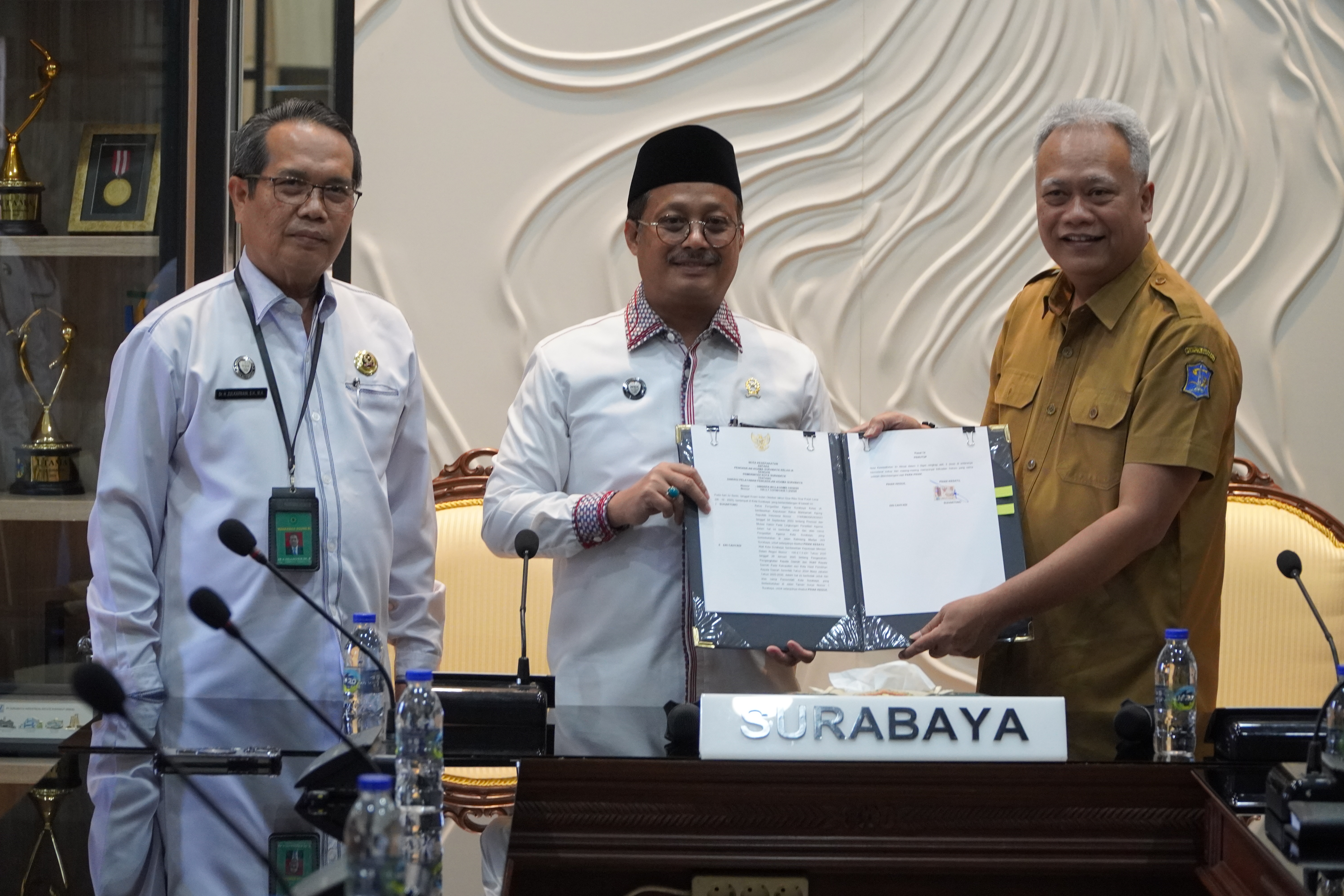 PTA Surabaya Bersama PA Surabaya Lakukan Audiensi dengan Perwakilan Pemkot Surabaya di Balai Kota Surabaya