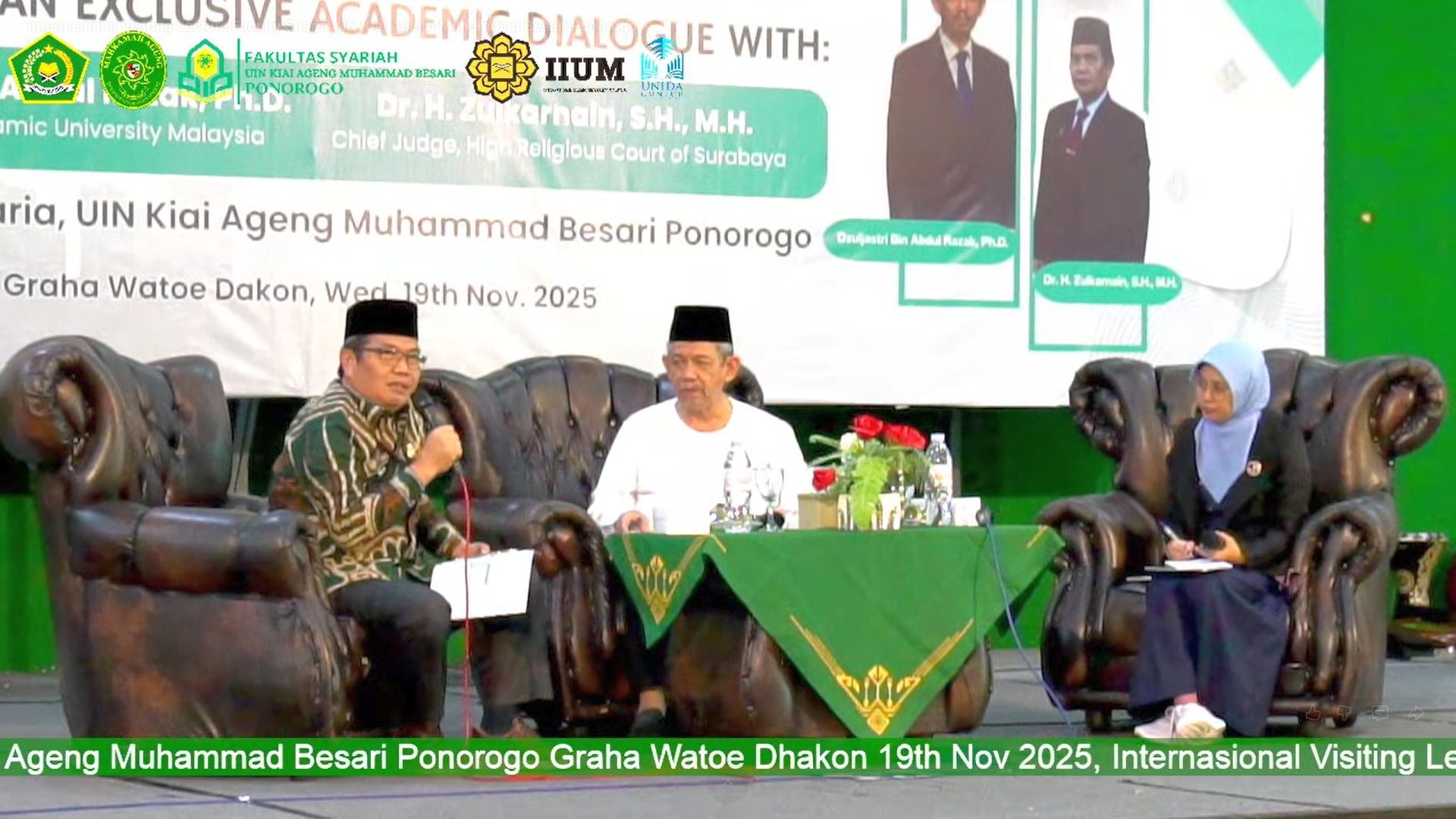 KPTA Surabaya Sampaikan Kuliah Umum pada International Visiting Lecture Fakultas Syariah UIN Ponorogo