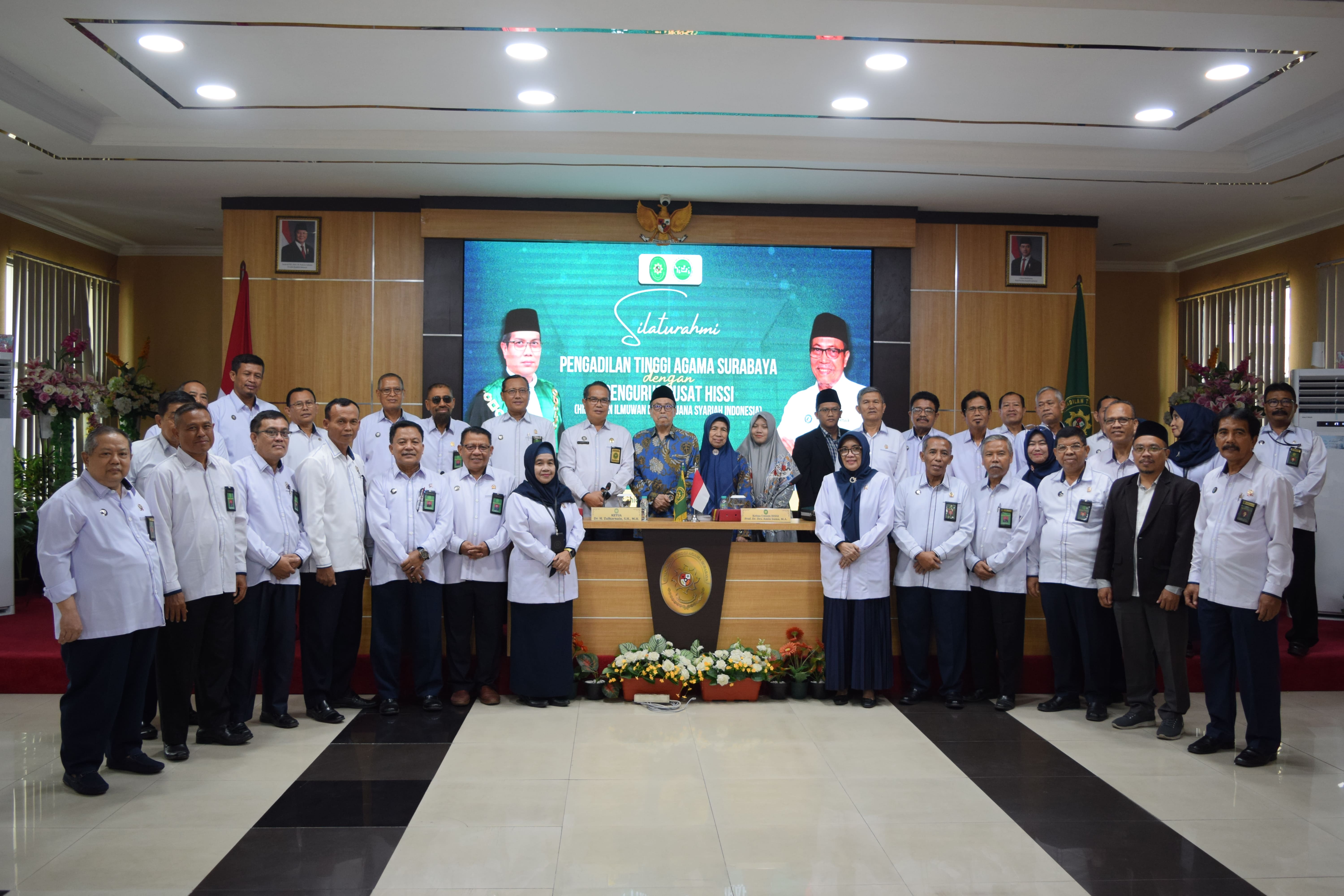 Silaturahmi HISSI dan PTA Surabaya Perkuat Sinergi Penguatan Hukum Syariah dan Peradilan Agama