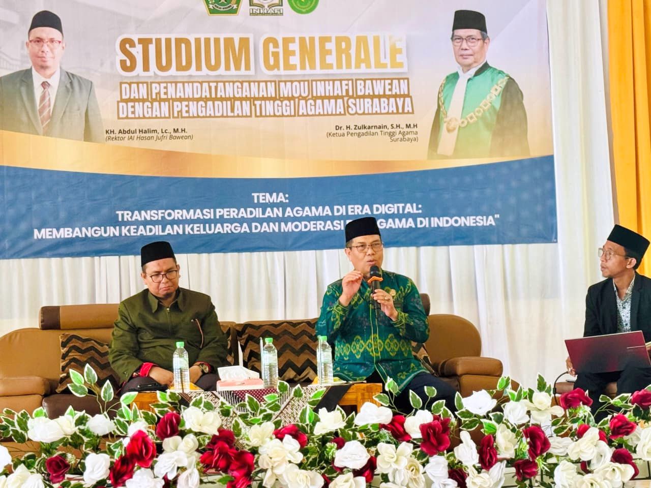 KPTA Surabaya Berikan Kuliah Umum di IAI INHAFI Bawean dan Teken MoU: Transformasi Peradilan Agama di Era Digital