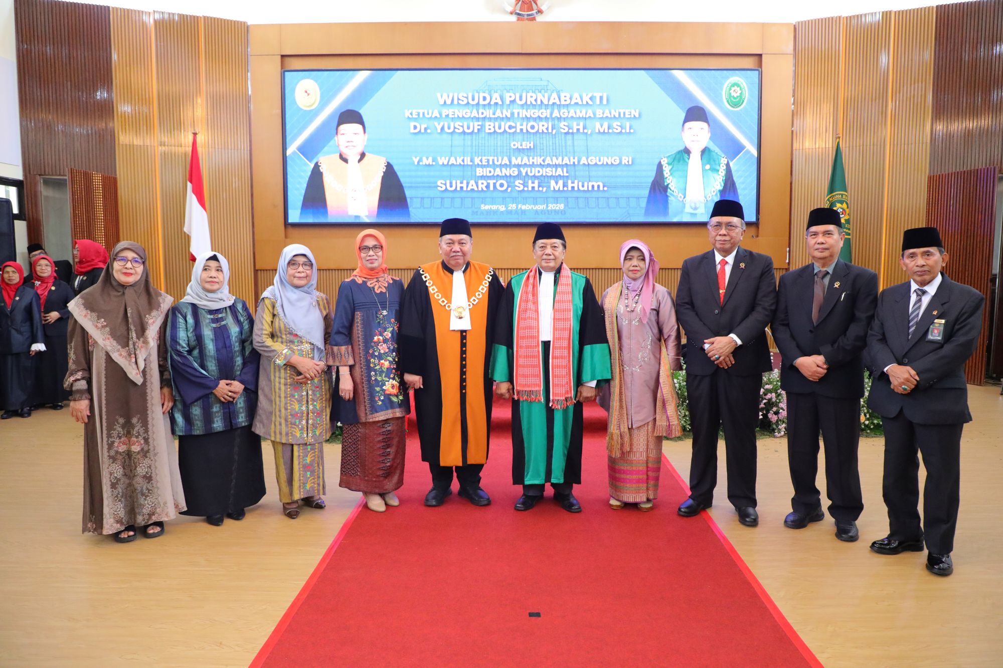 Ketua PTA Surabaya Hadiri Wisuda Purnabhakti Ketua PTA Banten