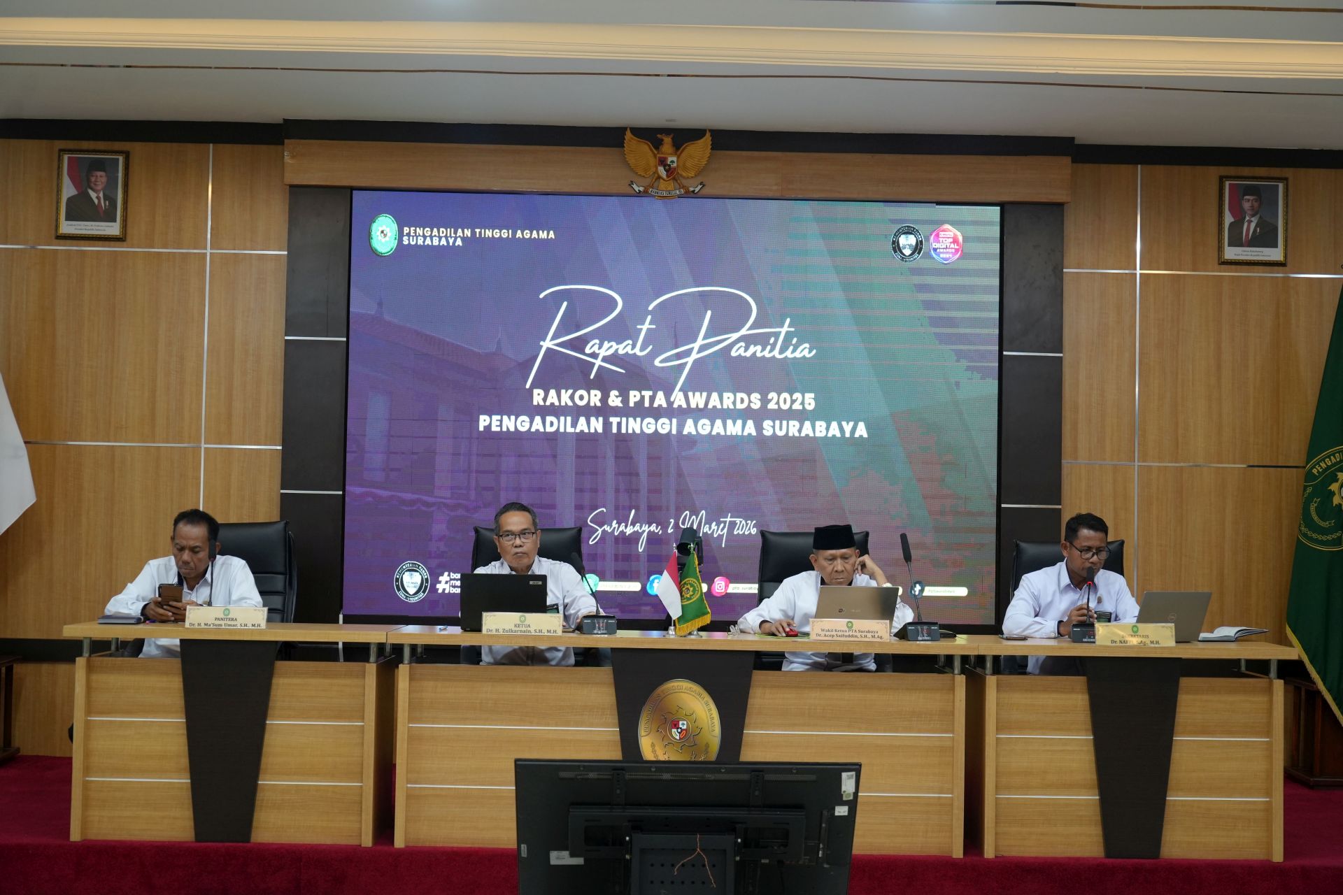 Rapat Panitia PTA Awards Siap Apresiasi Kinerja & Pelayanan Terbaik PA se-Jatim