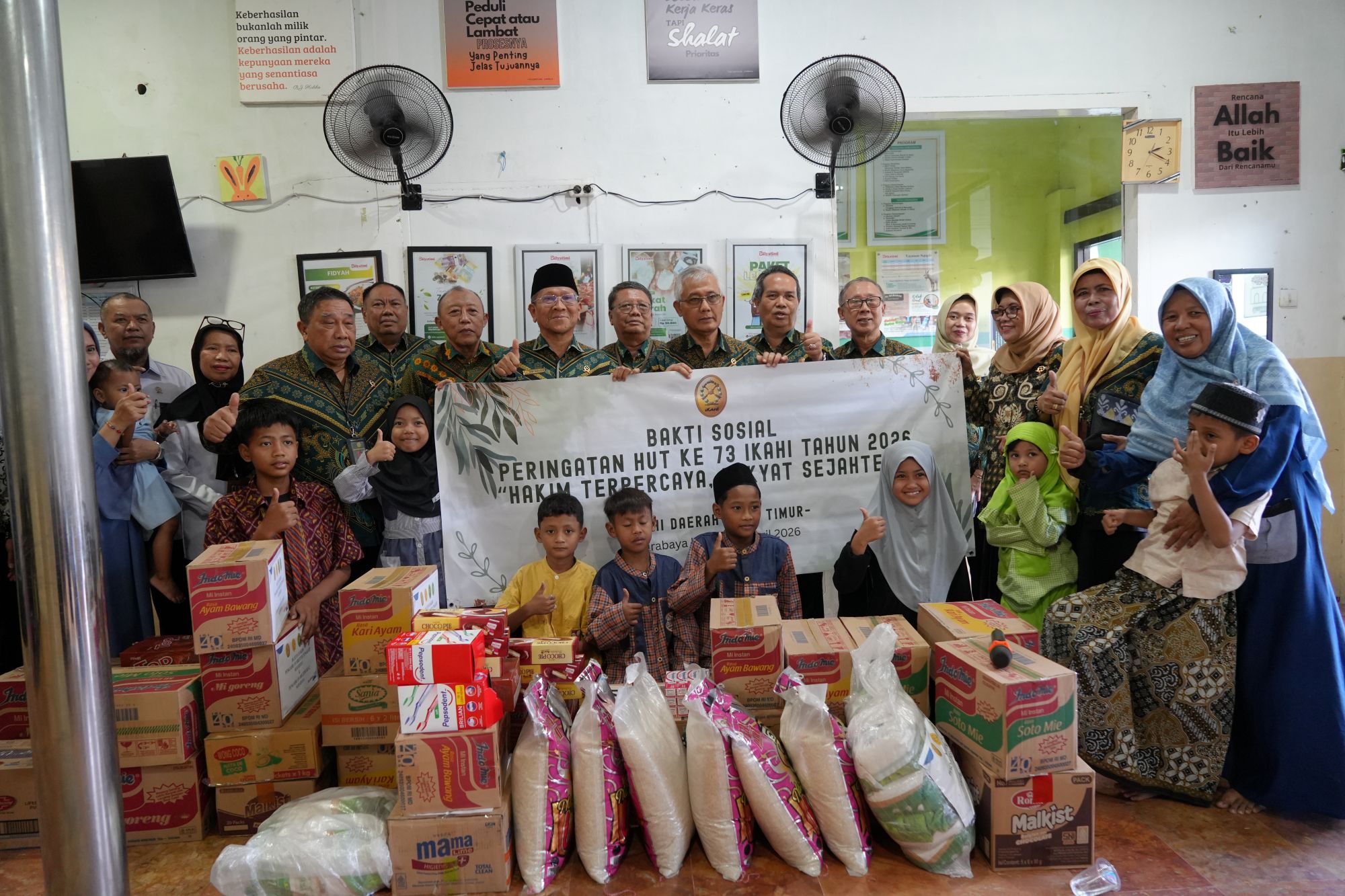 IKAHI Daerah Jawa Timur Gelar Bakti Sosial ke Panti Asuhan dalam Peringatan HUT IKAHI ke-73